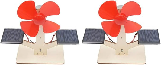 TOYANDONA Models Kits Toys 2sets of Assembly Solar Students Development Brain Science for Model Fan Educational Kits DIY Experiment Toy Model Kit