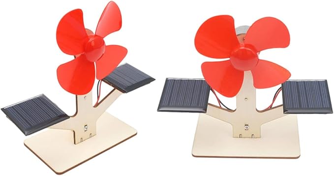 TOYANDONA Models Kits Toys 2sets of Assembly Solar Students Development Brain Science for Model Fan Educational Kits DIY Experiment Toy Model Kit