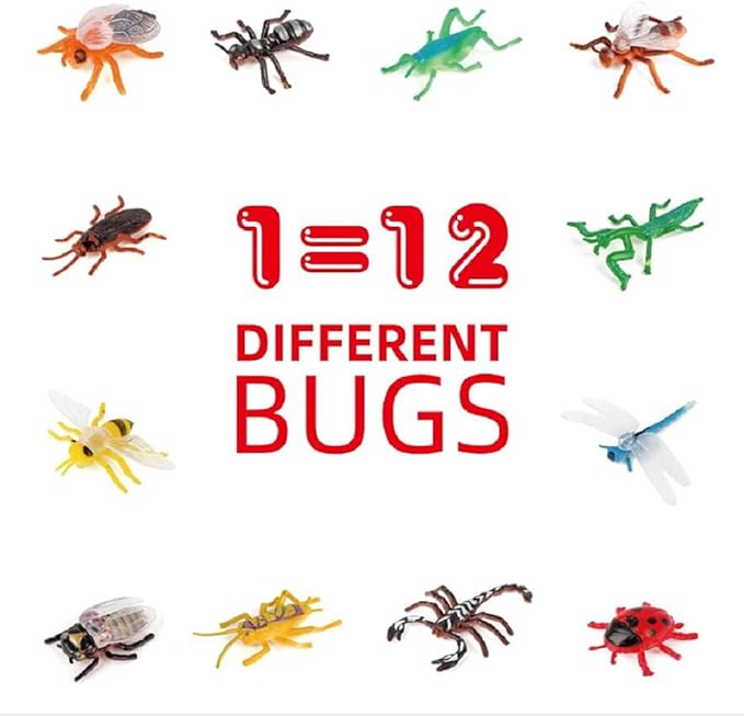 TRADE Big Bug Fossil Dig Kit - STEM Science & Educational Toys -Dig Up 12 Real Bugs Fly Ant Scorpion Lady Beetle Locust Cockroach Bumble Bee Cicada Dragonfly Cricket Praying Mantis Multicolored