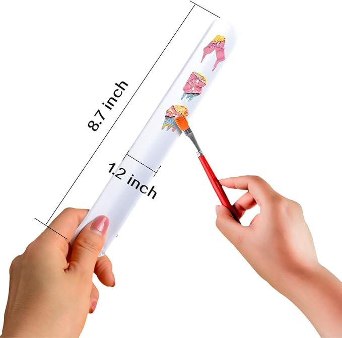 Umikk 110 Pack White Slap Bracelets Bulk, 8.7 x 1.2 Inch DIY Slap Bracelet for Kids, Blank Slap Bands for School Craft Projects, Birthday, Halloween, Christmas, DIY Painting, Vinyl Wrapping