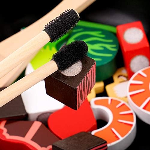 DANNI Children Wood Pretend Play Food Kitchen Toys Baby Simulation Chinese Finished Restaurant Casserole Vegetable Hot Pot Food Toy