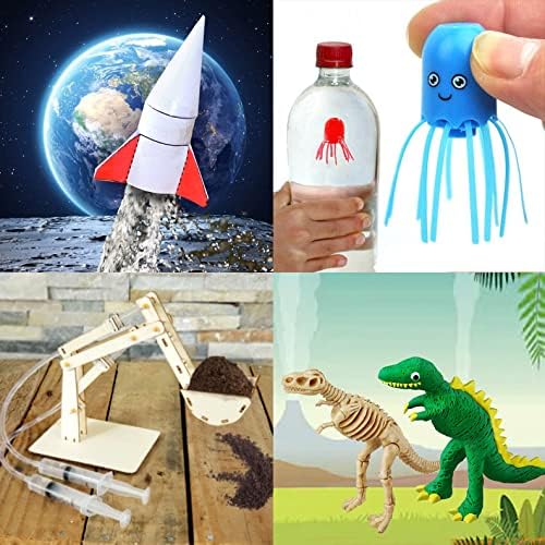 STEM Discovery Box 3 Month Subscription with 9 STEM Projects - Educational Science Technology Engineering Learning Lab - Kids Experiment Activity Build Sets - Girls & Boys Children Ages 7 - Teen