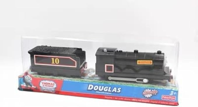 wltk Motorized Douglas Train Engine Toy Set, Battery-Powered Train’s Friend Toy Set ,Toddlers Train Toys for Age 3 4 5 6 7 8 Kids Boys Girls