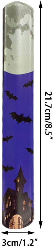 JoFAN 48 PCS Halloween Slap Bracelets Halloween Toys for Kids Girls Boys Halloween Party Favors Halloween Treat Bags Gifts