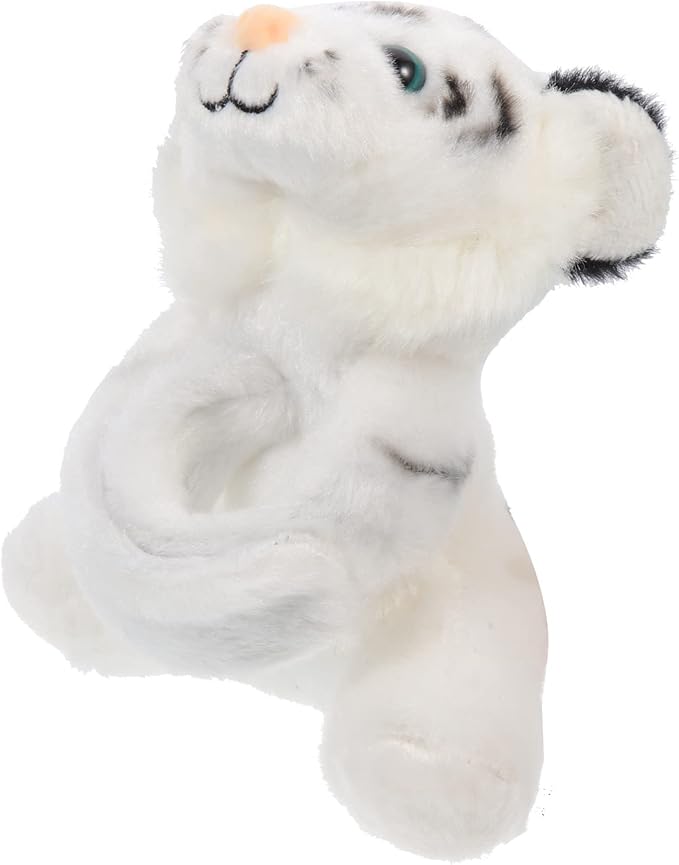 Kisangel 1pc Plush Huggable Stuffed Animals Jungle Themed Slap Bracelet Wrist Hugger Plush for Jungle Party Favors(As Shown 1)