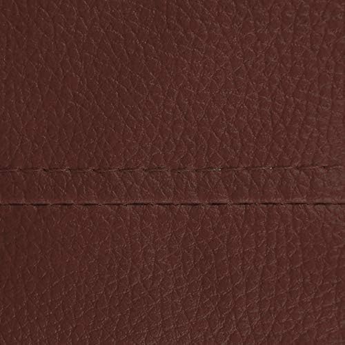 Ample Decor Bean Bag Cover (No Filling), Plush Toys Storage Soft Leatherette, Durable Construction Sturdy Zipper, Ideal for Children and Teenagers - Tan Brown