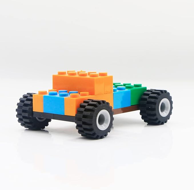 Tires Wheels and Axles Sets - 56 Pieces Brick Accessories Basic Classic Building Block Toys,Car Truck Wheels Parts