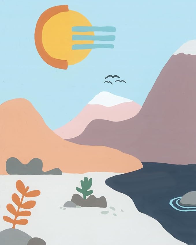 Ravensburger CreArt by The Lake Paint by Numbers Kit for Adults - 23641 - Painting Arts and Crafts for Ages 12 and Up