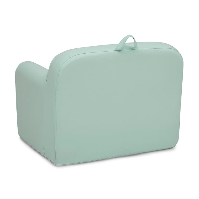 Delta Children Cozee Chair -Foam Kids Chair for Ages 18 Months and Up, Sage