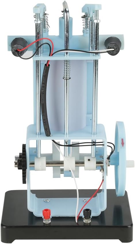 Engine Model,4 Stroke Hand Crank Model Engine Building Kit Scientific Physics Model for Physics Mechanics Experiment Teaching Instrument 4 Stroke