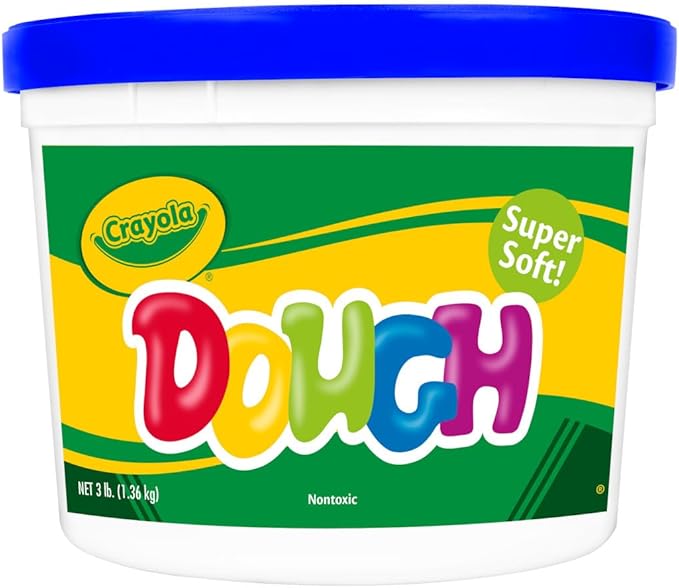 Crayola Modeling Dough, Blue, Bulk Classroom & Art Supplies For Kids, 3lb, Resealable Bucket