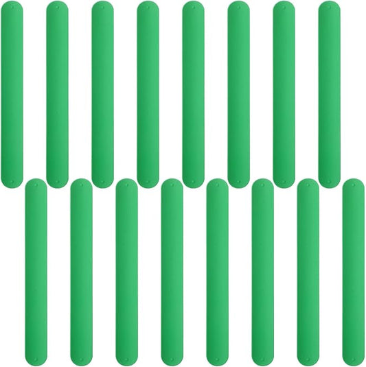 Silicone Rubbber Slap Bracelets Plain Slap Bracelets Wrist Soft and Safe Slap Bands Wrap Band for School Party Favors DIY Painting Wristband Craft