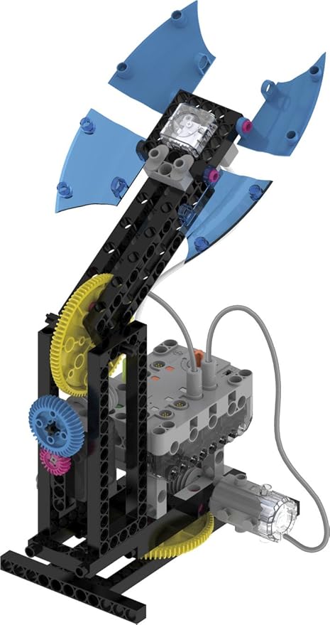 Thames & Kosmos Robotics Workshop Model Building & Science Experiment Kit | Build & Program 10 Robots with Ultrasonic Sensors | Program & Control with App for iOS & Android