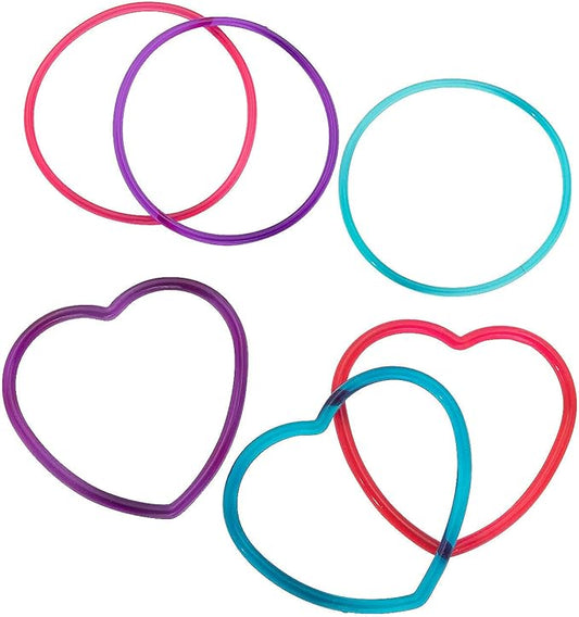 Fun Express Plastic Bangle Bracelets - Jewelry - 24 Pieces