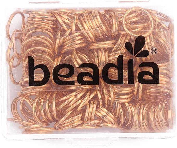 Open Jump Rings Gold 0.9x10mm 200pcs for DIY Jewelry Making Supplies