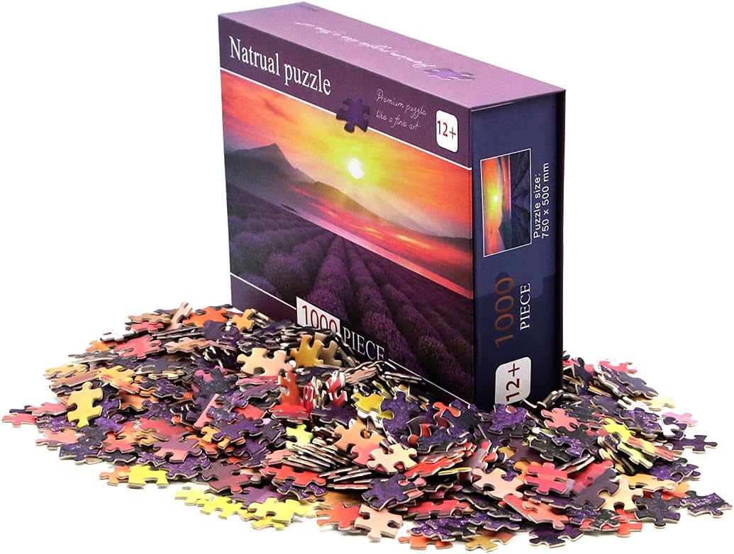 1000 Piece Puzzles for Adults Lavender Jigsaw Puzzles 1000 Pieces Fun Games