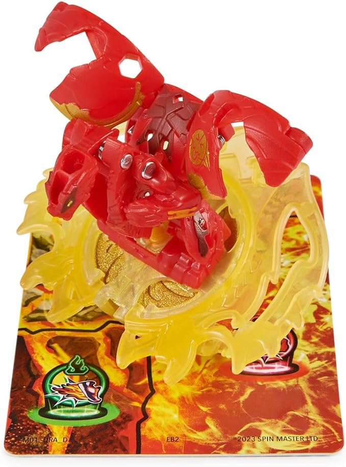 Bakugan, Special Attack Dragonoid, Spinning Collectible, Customizable Action Figure and Trading Cards, Kids Toys for Boys and Girls 6 and up