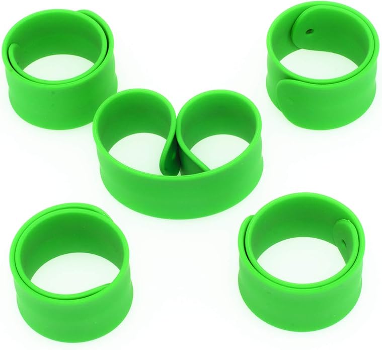 Wholesale Silicone Rubbber Slap Bracelets,Soft & Safe for Party Favors,Rolling Holder,Funny&Durable,Customize & Reuse!