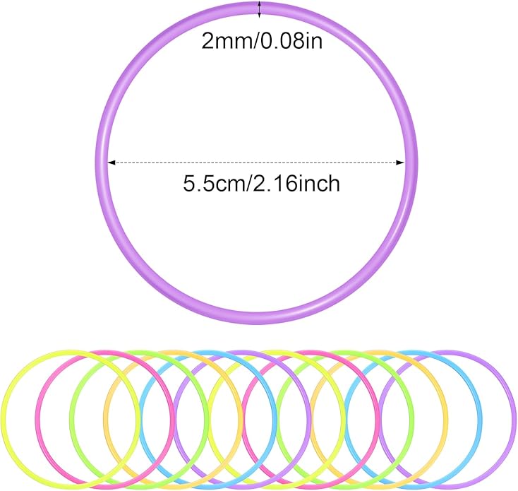 Sratte Jelly Bracelets Bulk Rainbow Glow Bracelets Multicolor Silicone Bracelet 80s Accessories Bracelets Neon Bracelets Glow in the Dark for Adults Women Party Favors