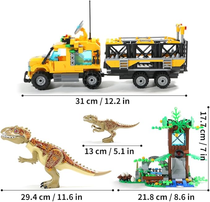 Mesiondy Dinosaurs Building Blocks Set, Dinosaur Toys for Age 8-14 Years,Dinosaur Park World, Birthday Gifts for Boys and Girls (546 Pcs)...