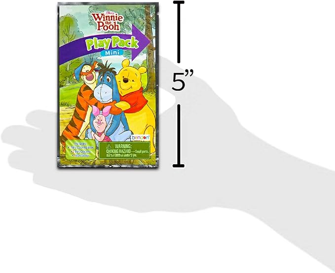Winnie The Pooh Coloring Book Activity Set for Kids - Bundle with Winnie The Pooh Coloring Book, Regular and Mini Play Packs, More | Winnie The Pooh Themed Gifts