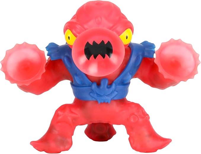Heroes of Goo Jit Zu Deep Goo Sea Squidor Hero Pack. Super Squishy, Goo Filled Toy. with Suction Attack Feature. Stretch Him 3 Times His Size!