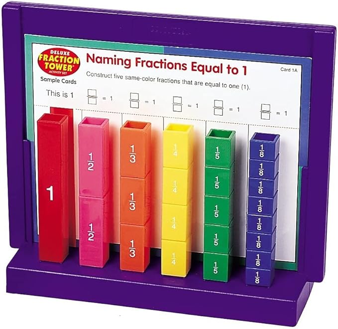 Learning Resources Deluxe Fraction Tower Set (LER2075)