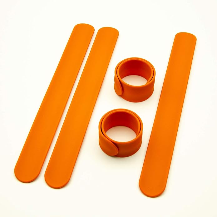 Wholesale Silicone Rubbber Slap Bracelets,Soft & Safe for Party Favors,Rolling Holder,Funny&Durable,Customize & Reuse!