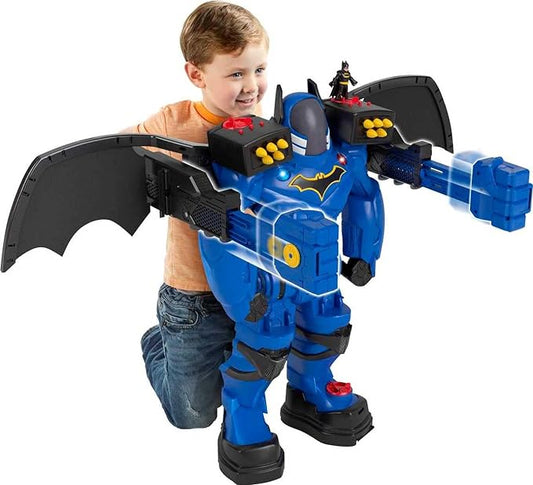 Fisher-Price Imaginext DC Super Friends Batman Toy, Batbot Xtreme Robot Playset, 30 Inches Tall with Figure for Pretend Play Kids Ages 3+ Years (Amazon Exclusive)
