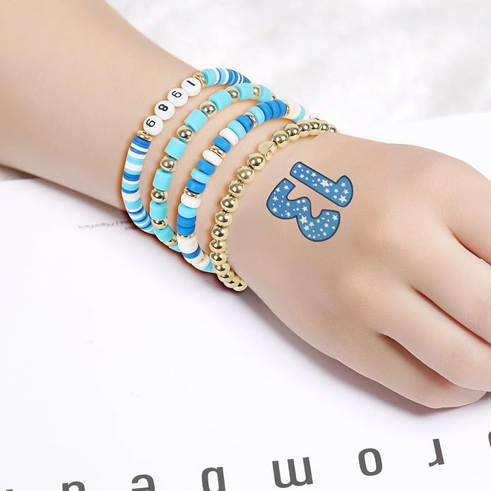 Vefungyan Bead Bracelets for kids and Charms Set for Boys Girls Halloween Goodie Bag Fillers