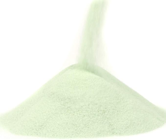 Shiny Stone Colorful Sand,Rainbow Sand,Art Sand,Colored Sand,Craft Sand,Decorative Wedding Vibrant Sand, 40 Colors 250g/0.55lb/8.81oz for Wedding Succulent Terrarium Vase (Shallow Green)