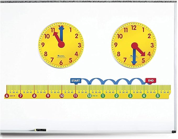Learning Resources Magnetic Elapsed Time Set, LER2983
