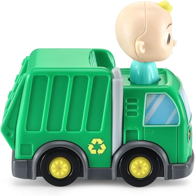 VTech CoCoMelon Go! Go! Smart Wheels JJ’s Recycling Truck and Track