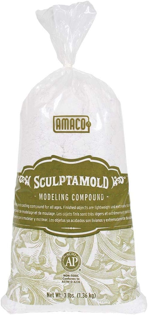 AMACO AMO41821 SC3 Sculptamold Modeling Compound, 3 lb.
