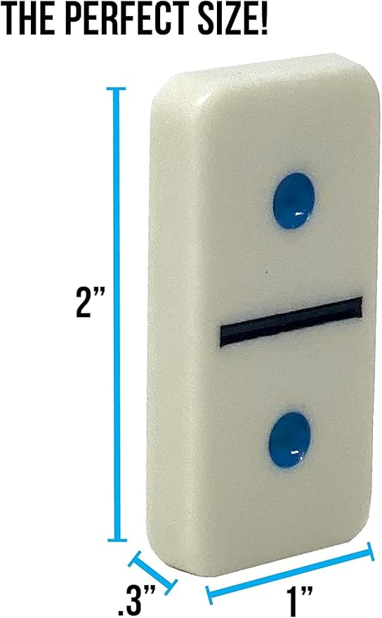 Regal Games - Double 12 Mexican Train Dominoes - Colored Dots Set - Fun Family-Friendly Dominoes Game - Includes 91 Tiles, Collector's Case & Plastic Hub w 9 Plastic Trains - Ideal for 2-8 Players