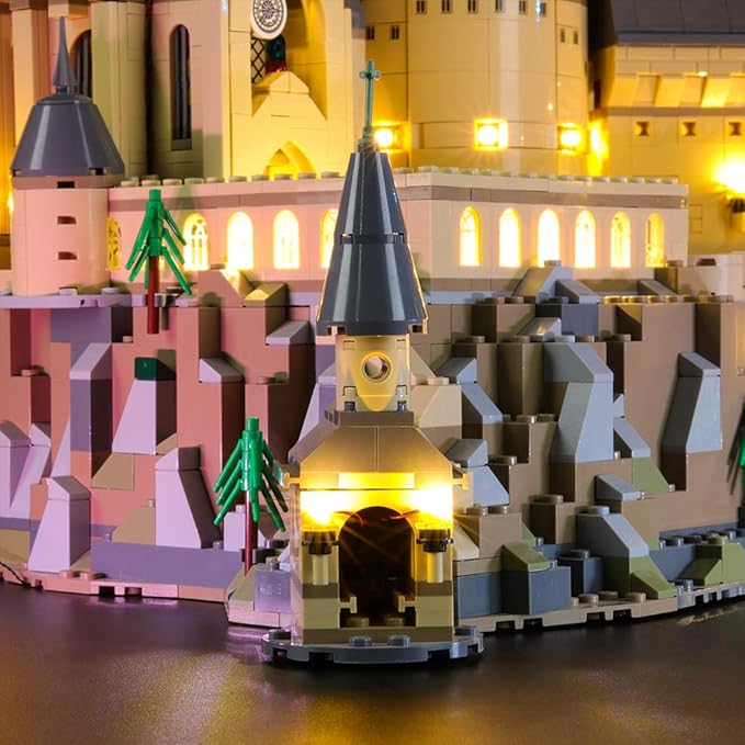 BRIKSMAX Led Lighting Kit for Harry Potter Hogwart's Castle - Compatible with Lego 71043 Building Blocks Model- Not Include The Lego Set
