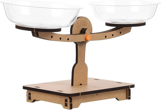 ULTECHNOVO Students Game Wood Math D Materials Kids Educational Puzzle Toddler Scale Balancing Preschool DIY Balance Measurement Montessori Learning Children Experiment Funny Science Lever