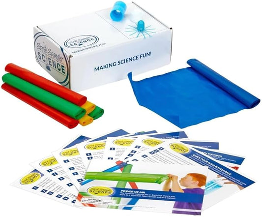 Steve Spangler Science STEM Kit: Power of Air, Ages 6+, Experiments for Kids, Chemistry Set, STEM Projects, Educational Toys