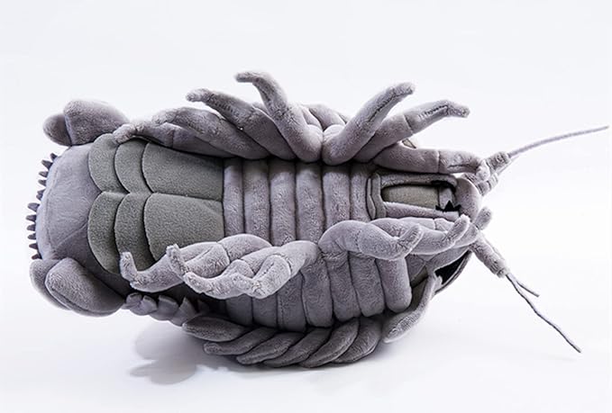ZHONGXIN MADE Giant Isopod Plush - Lifelike 13inch Isopod Stuffed Animal, Simulation Bathynomus Giganteus Arthropod Insect Plushie, Soft Crustaceans Animals Toys Model Dolls Gifts for Kids