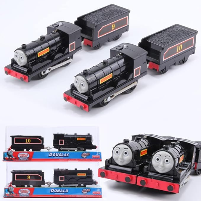 wltk Motorized Train Engine Toy Set, Battery-Powered Train’s Friend Toy Set ,Toddlers Train Toys for Age 3 4 5 6 7 8 Kids Boys Girls