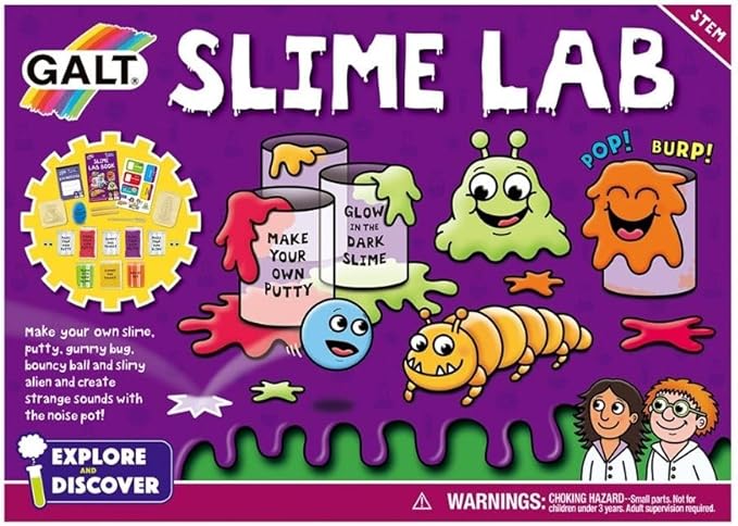 Galt Toys, Slime Lab, Science Kits for Kids, Ages 5+, Multicolor