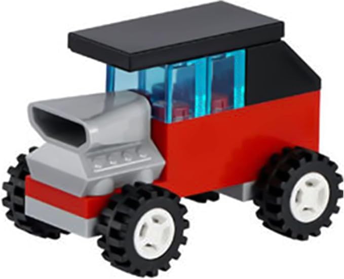 LEGO Classic 30510 90 Years of Cars 71 Piece Iconic Cars Toy Set Polybag with 4 Mini Build Cars for Builders Aged 4 and Up, Multicolor