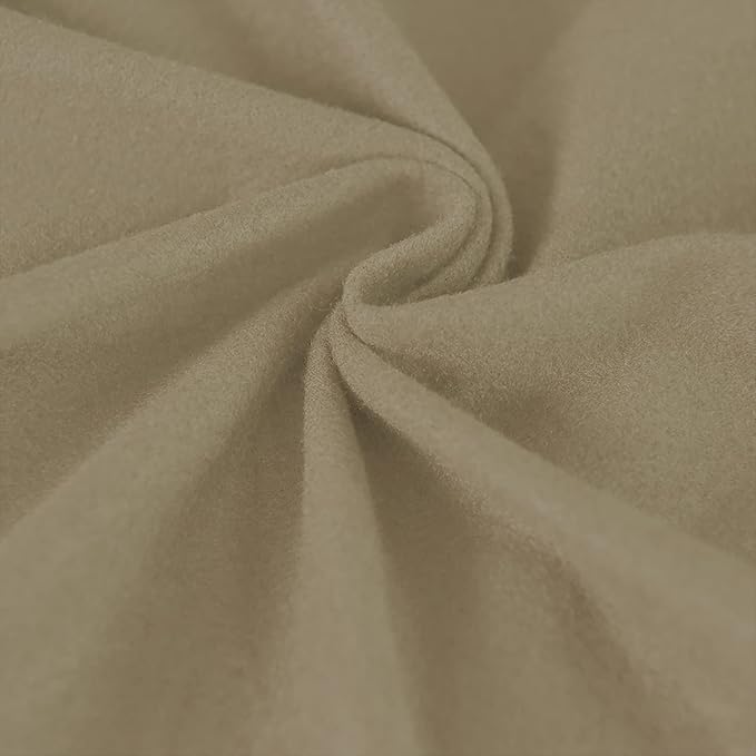 Easy-Going 4 Pieces Microfiber Stretch Recliner Slipcover – Spandex Soft Fitted Sofa Couch Cover, Washable Furniture Protector with Elastic Bottom for Kids, Pet(Recliner, Dark Linen)