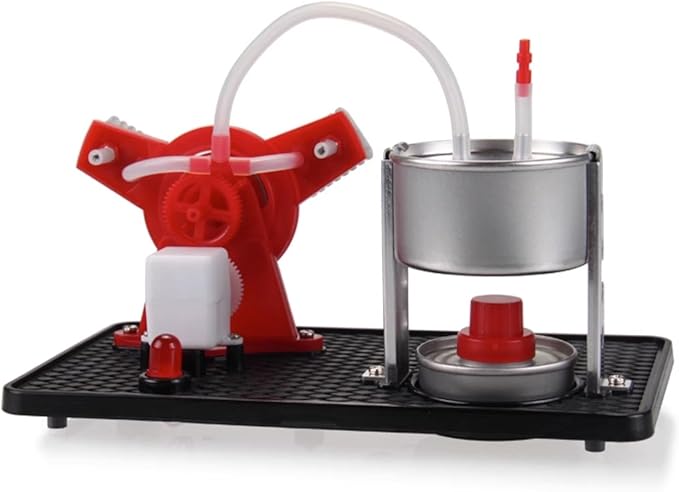 Usmile Miniature Working Steam Engine Heat-Powered Model Engine Steam-Driven Generator Educational steam Engine kit Science Experiment STEM Learning Mechanical Model