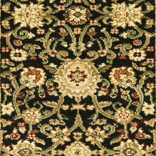 SAFAVIEH Lyndhurst Collection Runner Rug - 2'3" x 8', Black & Ivory, Traditional Oriental Design, Non-Shedding & Easy Care, Ideal for High Traffic Areas in Living Room, Bedroom (LNH212A)