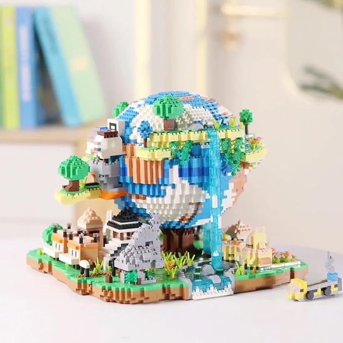 Architecture Global Village Micro Building Blocks Set(5452PCS) - Architectural Model Toys Gifts for Kid and Adult