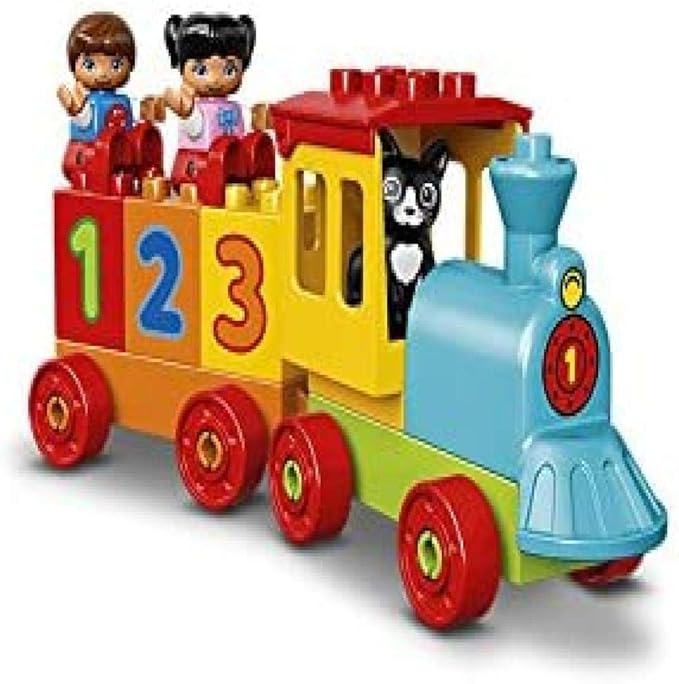 LEGO DUPLO My First Number Train 10847 Learning and Counting Train Set Building Kit and Educational Toy for 2-5 Year Olds (23 Pieces)