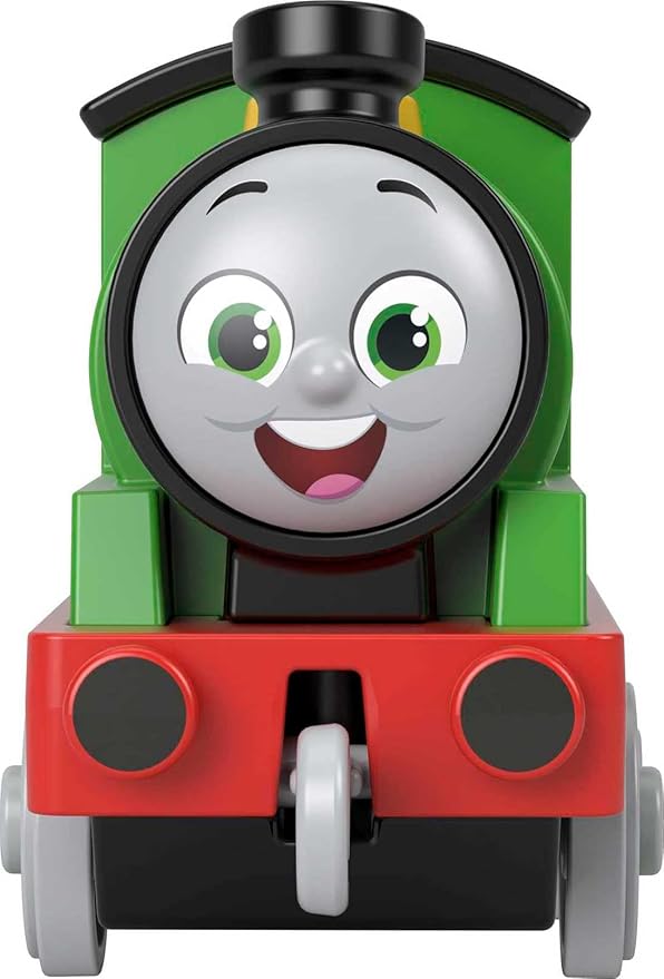 THOMAS & FRIENDS Toy Train, Percy Diecast Metal Engine, Push-Along Vehicle for Preschool Pretend Play, HBY22