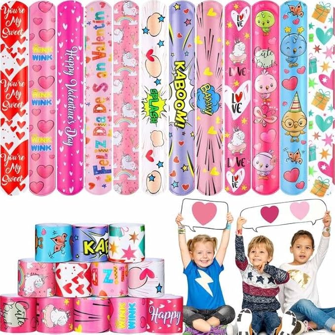 108 PCS Valentines Day Party Favors for Kids Boy Girl, Treasure Box Toys, Pinata Filler Goodie Bag Stuffers, School Classroom Rewards, Treasure Chest Prizes, Classroom Exchange Gifts Prizes