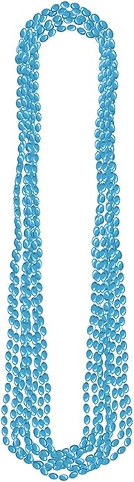 Silver Metallic Bead Necklaces, Party Accessory, 48 Ct.